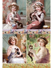 Декупажная карта Дети (CH-018)