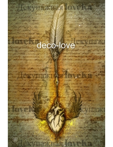 Фото DL-0143 Декупажная карта от Deco-love формат А4