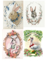 DL-0291 Декупажная карта от Deco-love формат А4