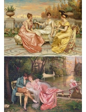 Декупажная карта  Женщины (FW-014)