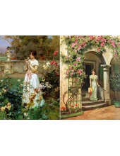 Декупажная карта  Женщины (FW-042)