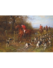 Декупажная карта   Охота (HUN-006)