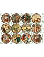 Декупажная карта новогодняя (NY-062)