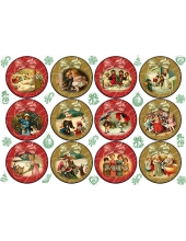 Декупажная карта новогодняя (NY-063)