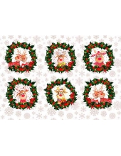 Декупажная карта новогодняя (NY-138)