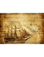 Декупажная карта Море (SE-002)