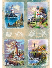 Декупажная карта Море (SE-015)
