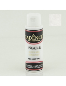 Фото Акрилова фарба Cadence Premium Acrylic Paint, 25 мл CP-0001 Білий