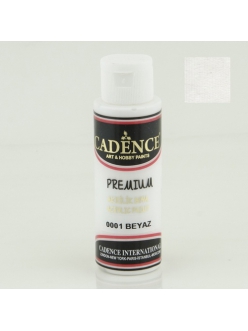 Акрилова фарба Cadence Premium Acrylic Paint, 25 мл CP-0001 Білий