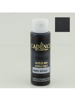 Акрилова фарба Cadence Premium Acrylic Paint, 25 мл CP-0002 Чорний