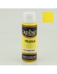 Фото Акрилова фарба Cadence Premium Acrylic Paint, 70 мл CP-0755 Лимонний