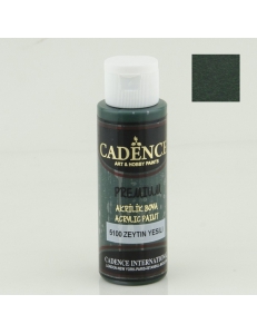 Фото Акрилова фарба Cadence Premium Acrylic Paint, 70 мл CP-5100 Оливковий зелений