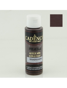 Фото Акрилова фарба Cadence Premium Acrylic Paint, 70 мл CP-7575 Темно коричневий