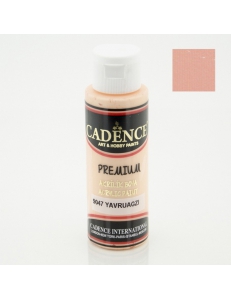 Фото Акрилова фарба Cadence Premium Acrylic Paint, 70 мл CP-9047 Рожево помаранчевий