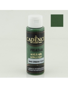 Фото Акрилова фарба Cadence Premium Acrylic Paint, 70 мл CP-9048 Лісний зелений