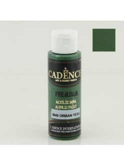 Акрилова фарба Cadence Premium Acrylic Paint, 70 мл CP-9048 Лісний зелений