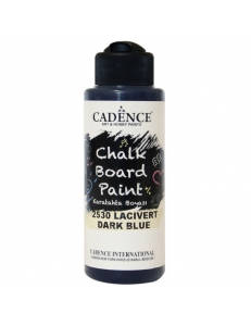 Фото Акриловая краска для меловых досок Cadence Chalkboard Paint, 120 мл Темно синий