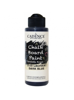 Акриловая краска для меловых досок Cadence Chalkboard Paint, 120 мл Темно синий