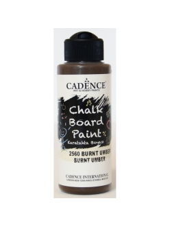 Акриловая краска для меловых досок Cadence Chalkboard Paint, 120 мл Коричневый