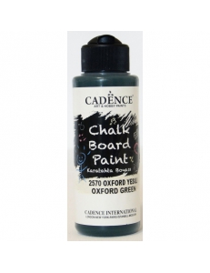 Фото Акриловая краска для меловых досок Cadence Chalkboard Paint, 120 мл Зелёный