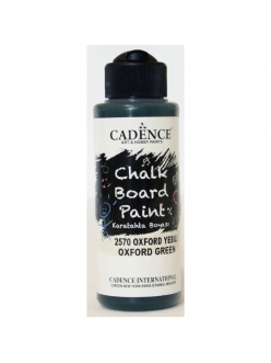 Акриловая краска для меловых досок Cadence Chalkboard Paint, 120 мл Зелёный