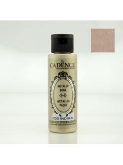 Акриловая краска Cadence с эффектом металлик Metallic Paint, 70 мл Индийское золото 230