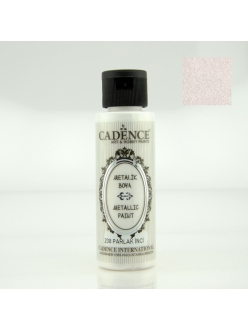 Акриловая краска Cadence с эффектом металлик Metallic Paint, 70 мл Сияющий перламутр 238