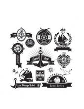 Натирки черно-белые Cadenсe Rub On Transfers Black & White, 17х25 см, R-041