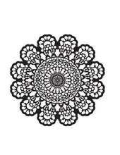 Трансфер кружевной белый Cadence Water Application Lace Transfer White,  DT-002W