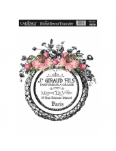 Трансфер черно-белый Cadenсe Home Decor Transfer, 25х35 см, HDT-024
