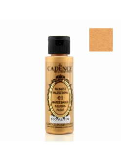 Акриловая краска с эффектом золочения Cadence Water Based Gilding Paint, 70 мл Золото 100