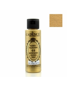 Фото Акриловая краска с эффектом золочения Cadence Water Based Gilding Paint, 70 мл Золото зелёное 101