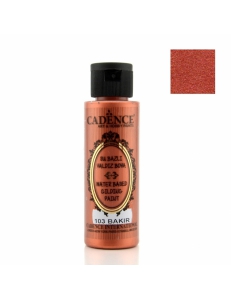 Фото Акриловая краска с эффектом золочения Cadence Water Based Gilding Paint, 70 мл Медь 103