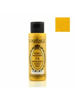 Акриловая краска с эффектом золочения Cadence Water Based Gilding Paint, 70 мл Блестящее золото 109