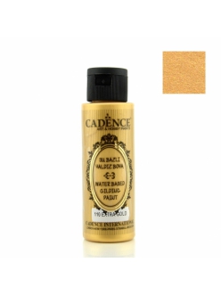 Акриловая краска с эффектом золочения Cadence Water Based Gilding Paint, 70 мл Золото экстра 110