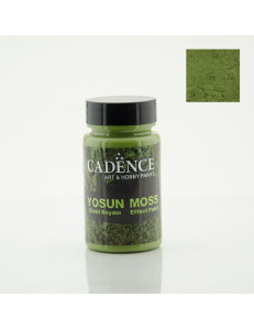 Фото Акриловая краска Cadence с эффектом мха Dark Green Moss Effect, Тёмно зелёный 90 мл 3640