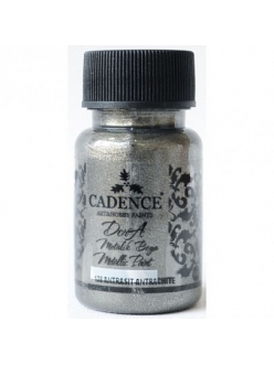 D138 Акрилова фарба Cadence Dora Metallic Paint, 50 мл Антрацит