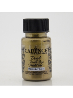 D171 Акрилова фарба Cadence Dora Metallic Paint, 50 мл Золотий перідот