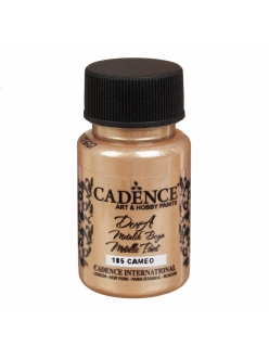 D185 Акрилова фарба Cadence Dora Metallic Paint, 50 мл Камея