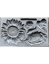Молд силиконовый IOD 15 на 25 см Подсолнух, SUNFLOWERS